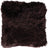 Langharig Schapenvacht Kussen | 35x35 cm Chocolade