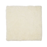 Schapenvacht Stoel Cover | Kortharig | 40x40 cm Wit