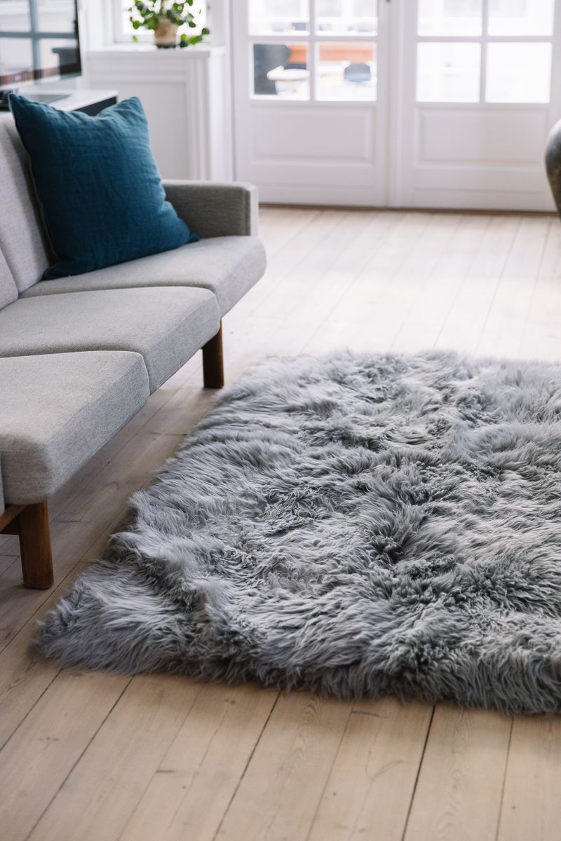 Langharig Schapenvacht Design Kleed | 120x180 cm