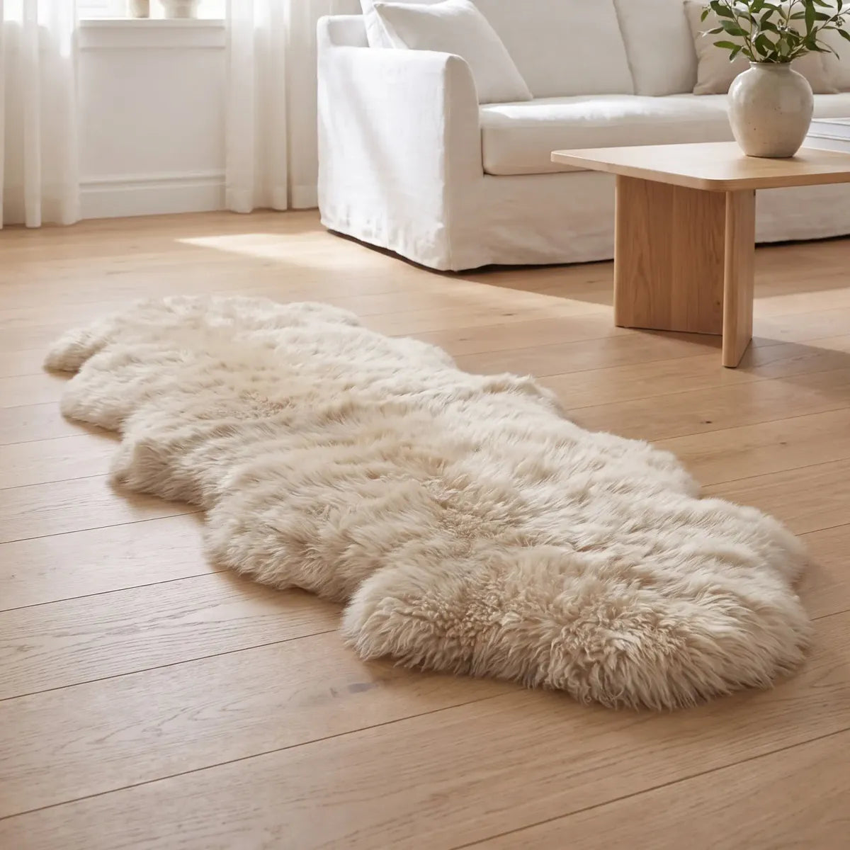 Merino Dubbele Schapenvacht | Langharig | 170x60 cm