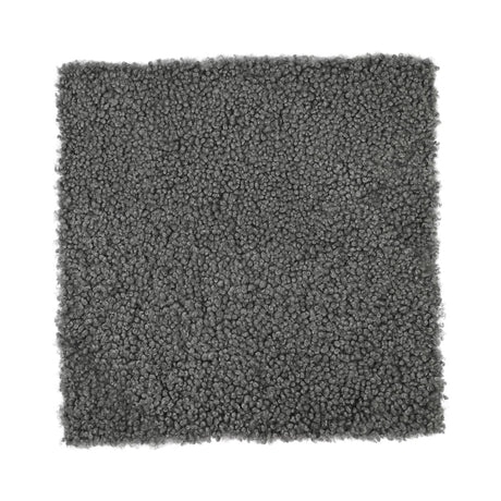 Schapenvacht Stoel Cover | Kortharig | 40x40 cm Scandinavië Lichtgrijs