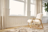 Schommel Stoel Cover | Tibetaanse schapenvacht Arctic Sunrise