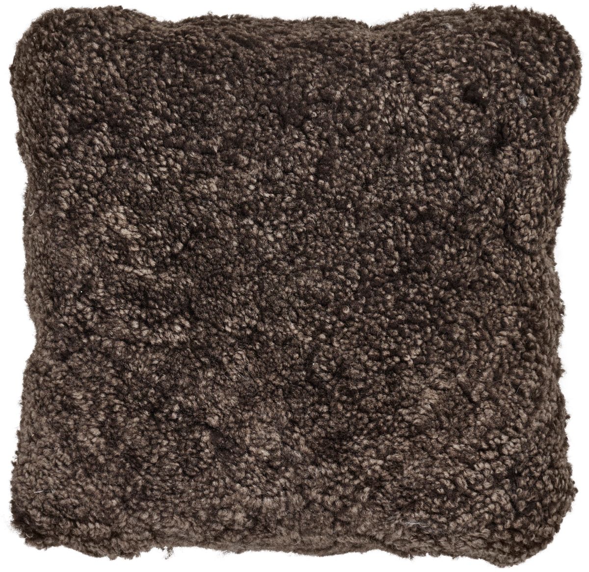 Kortharig Schapenvacht Kussen | Dubbelzijdig | 40x40 cm  Cappuccino