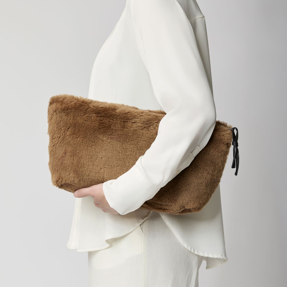 Havana Maxi Clutch Tas Beige