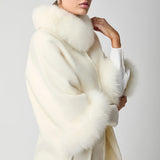 Lorraine Poncho Beige