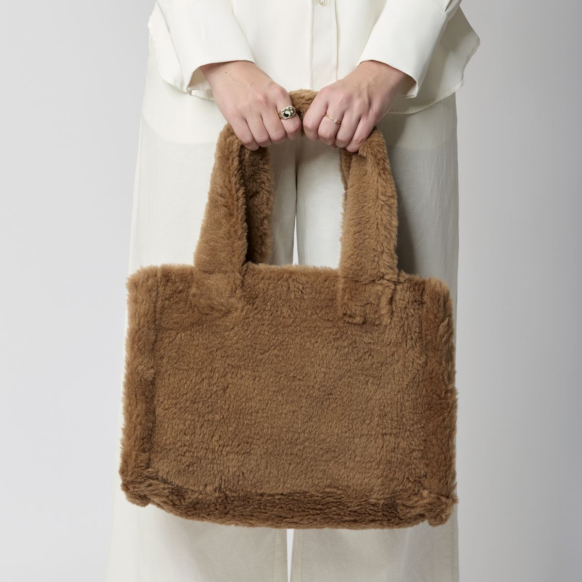 Mini Glory Shopper Leer Bruin