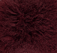 Schommel Stoel Cover | Tibetaanse schapenvacht Burgundy