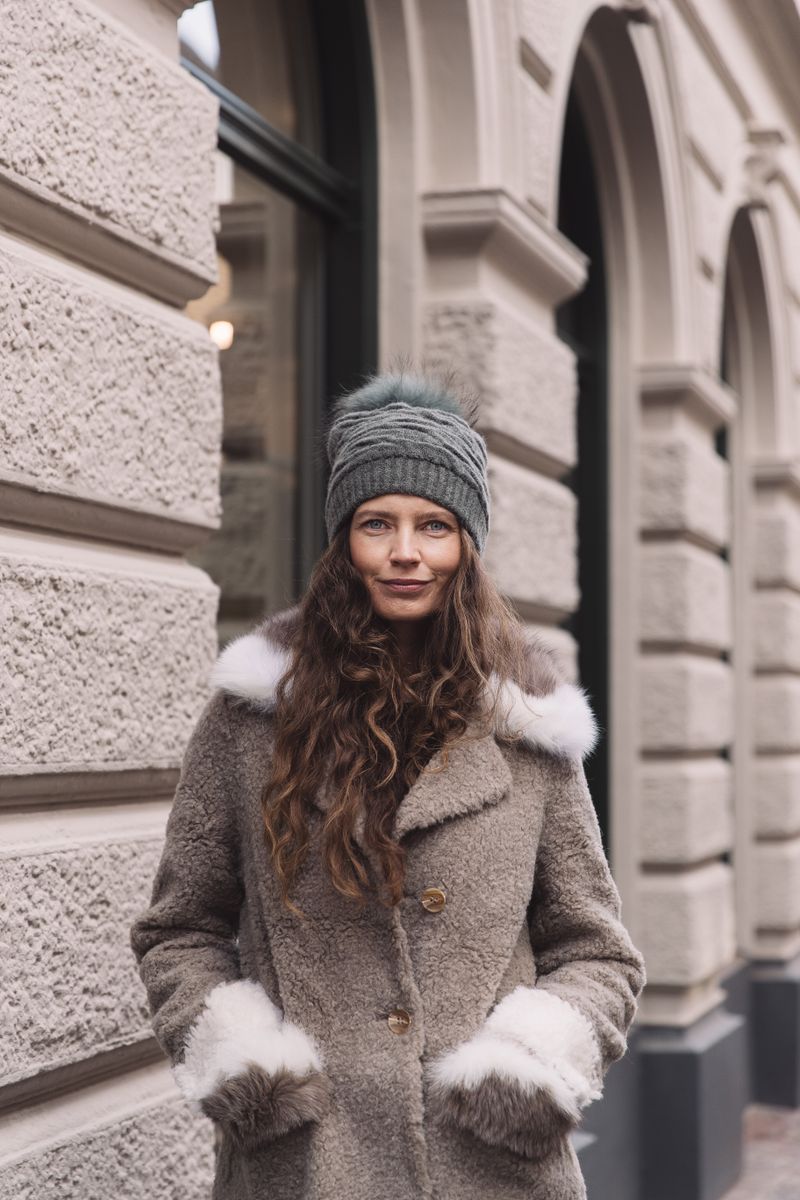 Sidse Beanie Groen/Heg Groen