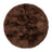 Langharig Schapenvacht Design Vloerkleed | Ø140 cm Chocolade