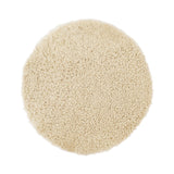 Schapenvacht Stoel Cover | Kortharig | Ø34 cm Maanlicht